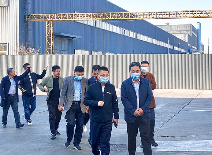 莱州市工业和信息化局鞠中达局长带队到潍坊铸造产业园学习